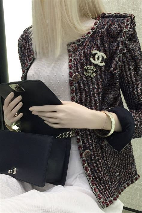 chanel brooch on jacket|ways to wear a brooch.